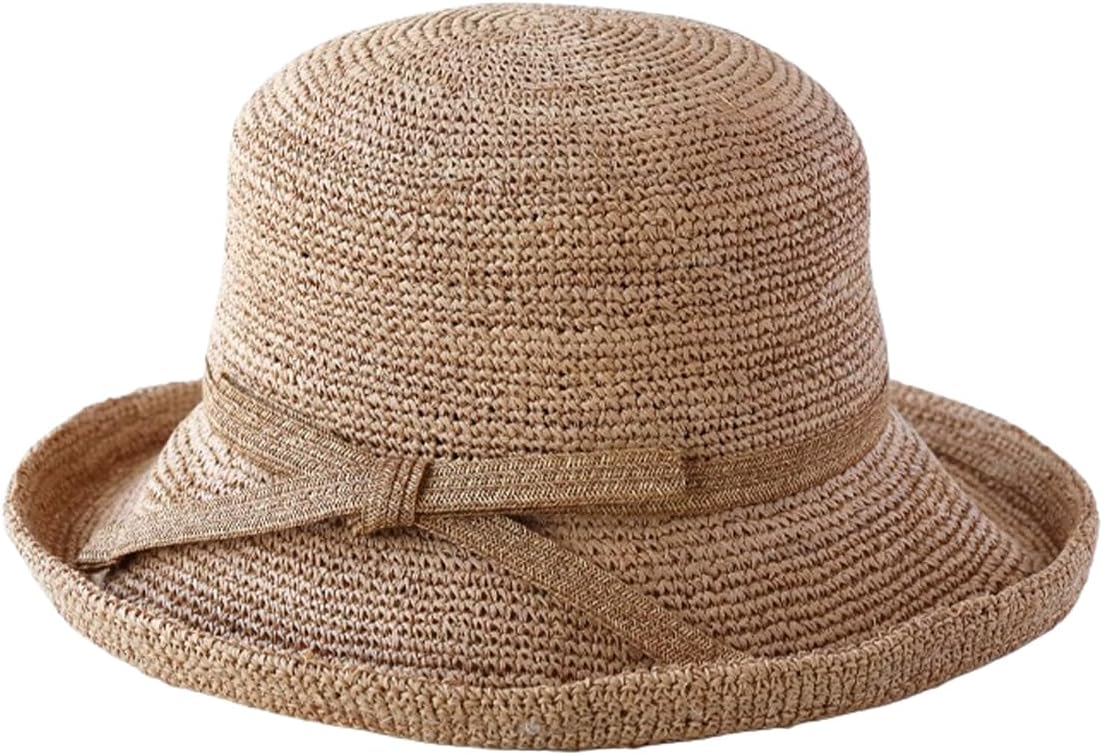 ベージュ ストロー 麦わら帽子 赤いリボン付き　chisaki チサキ ベージュ ストロー 麦わら帽子 赤いリボン付き chisaki チサキ